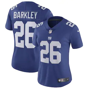 womens nike saquon barkley royal new york giants vapor unto